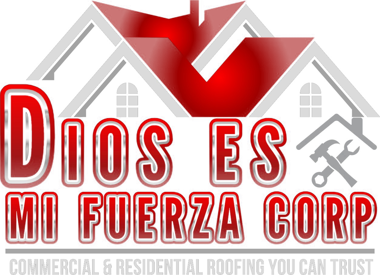 DIOS ES MI FUERZA CORP logo, roof repair company